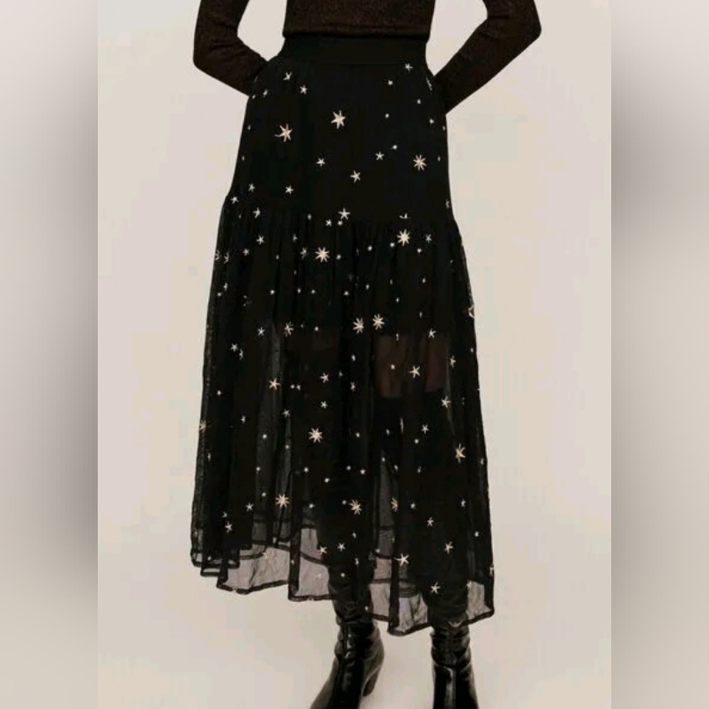 Maje Toole Star Skirt